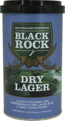 Пивной набор Black Rock Dry Lager (Сухой Лагер) 1,7 кг. Для приготовления 23 л. пива